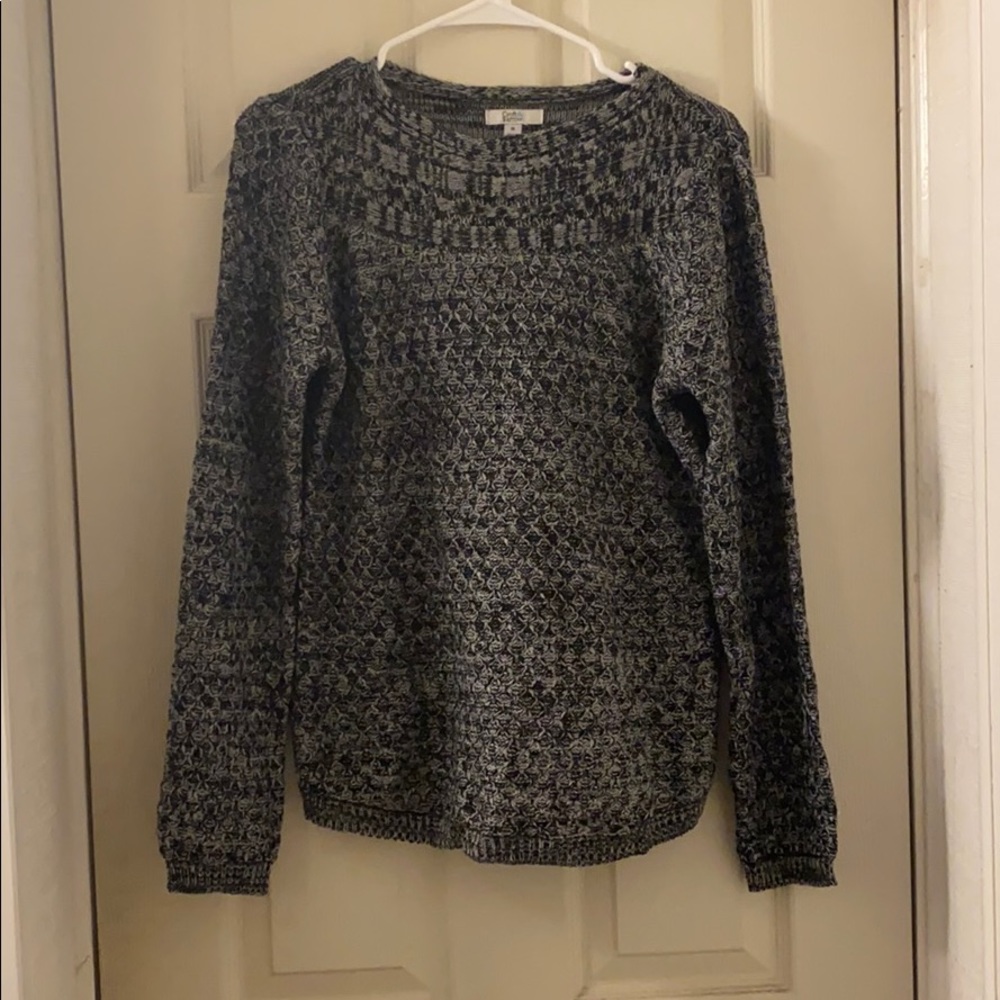 Croft & Barrow Gray Knit Sweater